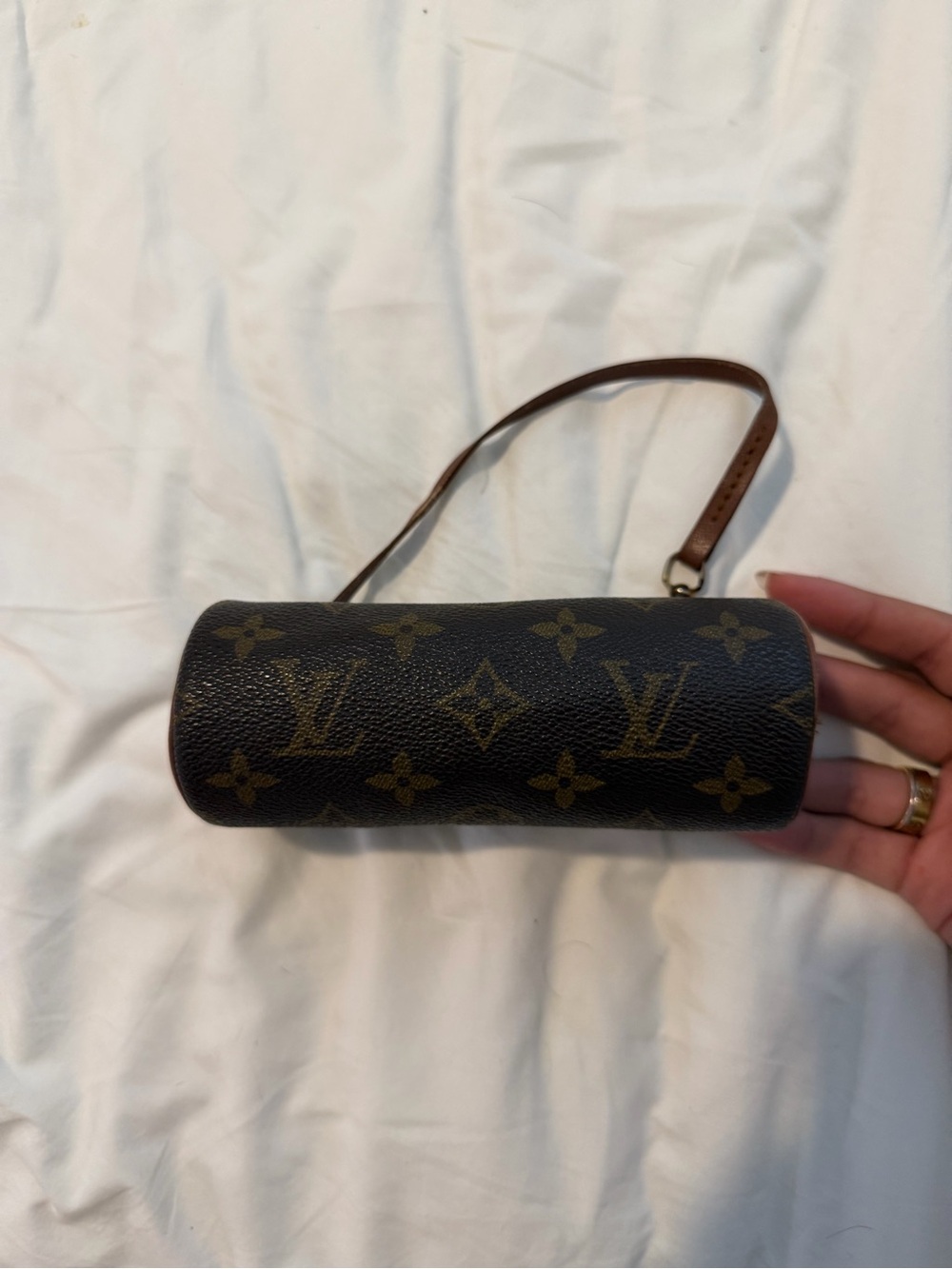 Louis Vuitton Brown Monogram Mini Papillon Shoulder Bag - Picture 8 of 9
